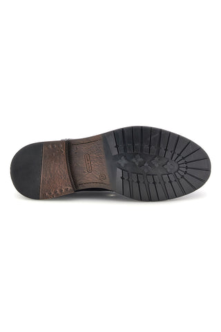 Scarpe stringate nere brogue in vera pelle Pittarello plus 168