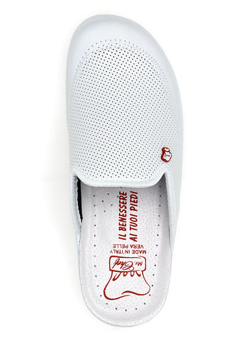 Ciabatte sabot da lavoro Mr Chef 653 Bianche