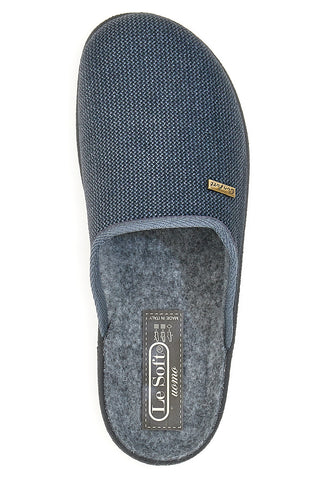 Le Soft 90115 Graue Hausschuhe