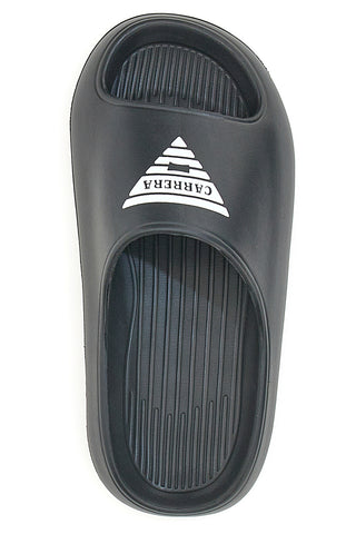 Slide Carrera 91100 Schwarze Hausschuhe