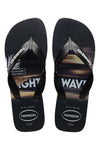 Havaianas Surf Flip Flops Schwarz