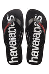Havaianas Top Logomania Schwarze Flip-Flops