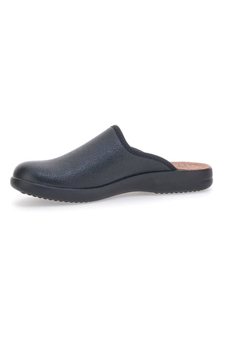 Schwarze Fly Flot Hausschuhe 75022