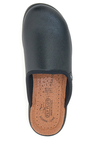 Schwarze Fly Flot Hausschuhe 75022