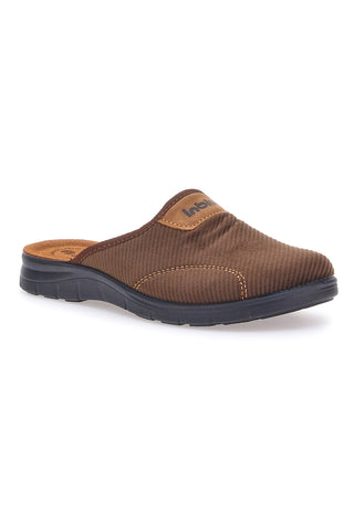 Braune Hausschuhe in Blau 51 Bg