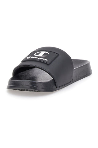 Ciabatte Nere Con Fascia Champion Arubo Box Slide