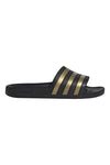 Ciabatte Nere Con Dettagli Oro Adidas Adilette Aqua