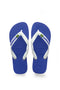 Havaianas Brasil Logo Blaue Flip-Flops