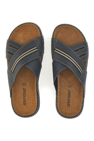 Jerpoint 611 Schwarze Hausschuhe