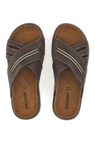 Jerpoint 611 Braune Hausschuhe