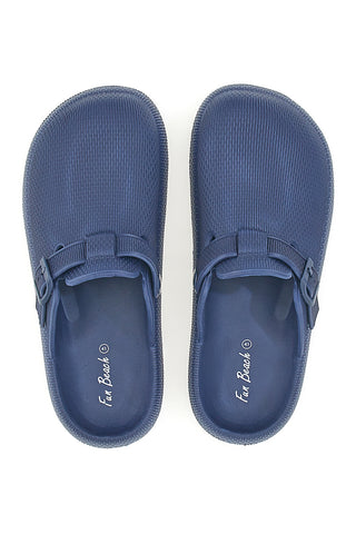Fun Beach 54 geschlossene blaue Hausschuhe