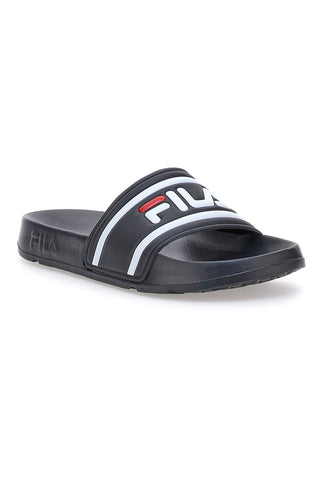 Fila Morro Bay Slipper Schwarze Pool-Hausschuhe