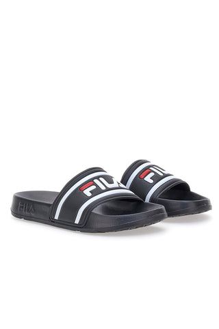 Fila Morro Bay Slipper Schwarze Pool-Hausschuhe