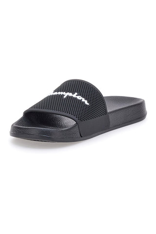 Champion Daytona Schwarze Pool-Hausschuhe