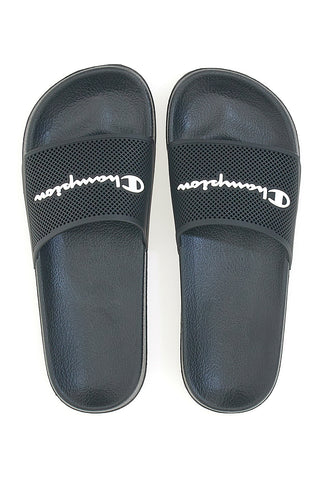 Champion Daytona Schwarze Pool-Hausschuhe