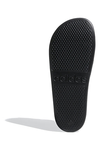 Schwarz-weiße Adidas Adilette Aqua Hausschuhe