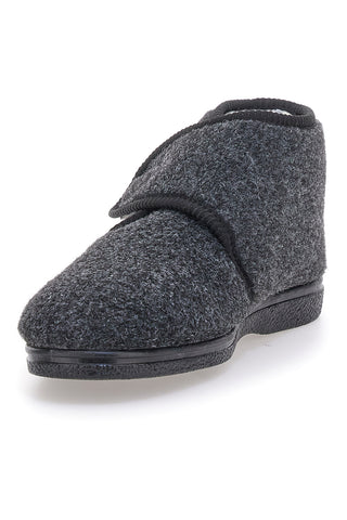 Geschlossene schwarze Hausschuhe JERPOINT CA247