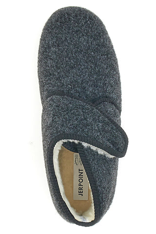 Geschlossene schwarze Hausschuhe JERPOINT CA247