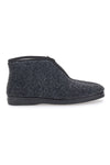 Pantofole nere con cerniera Jerpoint CA249