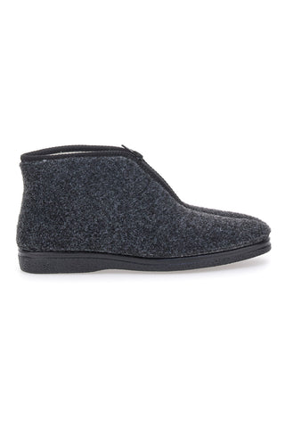 Pantofole nere con cerniera Jerpoint CA249