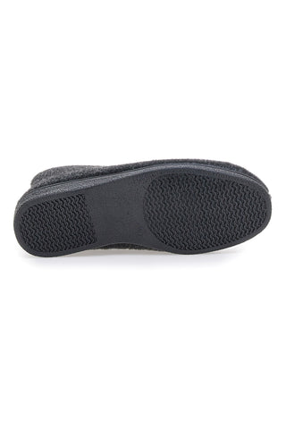 Pantofole nere con cerniera Jerpoint CA249