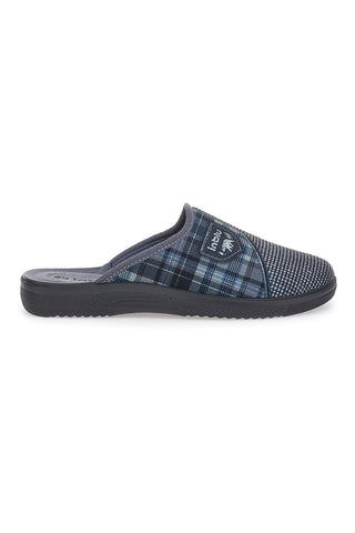Pantofole grigie con scudetto INBLU 10 DG