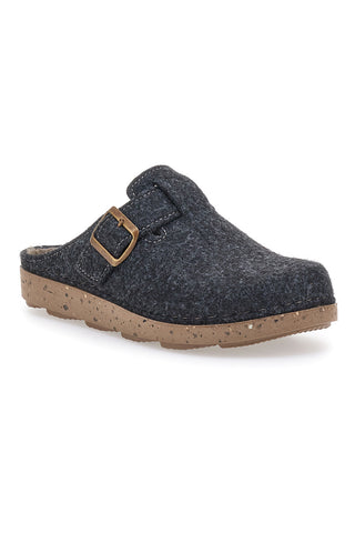 Graue Hausschuhe mit Schnalle INBLU 12 MT EcoFriends