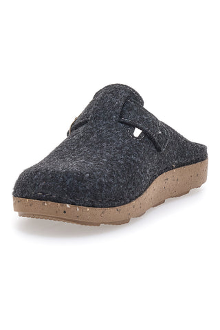 Graue Hausschuhe mit Schnalle INBLU 12 MT EcoFriends