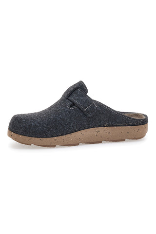 Graue Hausschuhe mit Schnalle INBLU 12 MT EcoFriends