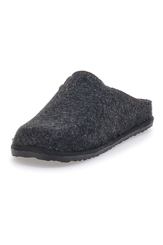 Graue Hausschuhe in Blau 01 Ja