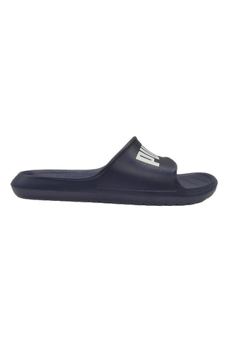 Ciabatte blu scuro monoscocca logo bianco PUMA Divecat v2 Lite