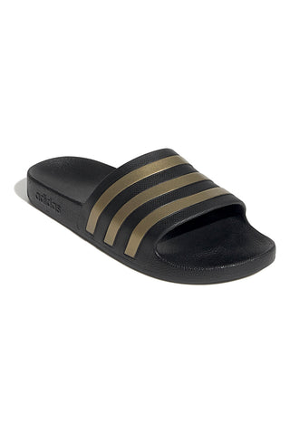 Ciabatte Nere Con Dettagli Oro Adidas Adilette Aqua