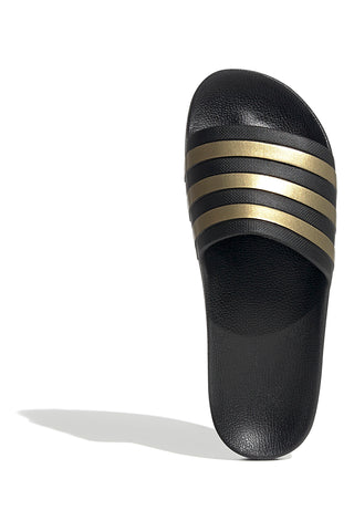 Ciabatte Nere Con Dettagli Oro Adidas Adilette Aqua