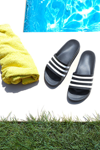 Ciabatte Nere Con Dettagli Bianchi Adidas Adilette Aqua