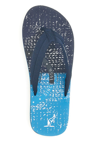Infradito nere e blu con stampa grafica Australian AU24M408