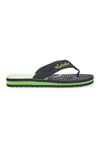 Schwarze und grüne Flip-Flops mit Grafikdruck Australian AU24M408