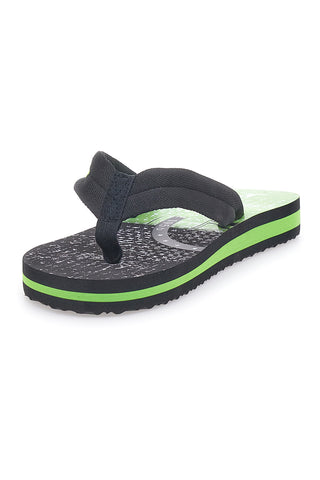 Schwarze und grüne Flip-Flops mit Grafikdruck Australian AU24M408