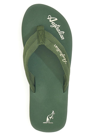 Infradito nere e verdi con stampa grafica Australian AU24M409