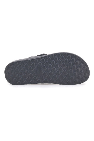Schwarze Sabot-Hausschuhe mit Schnalle EVERLAST EV084
