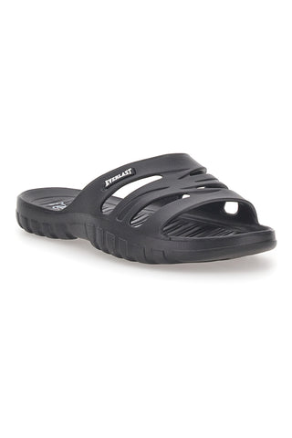 Ciabatte nere monoscocca con logo EVERLAST EV064