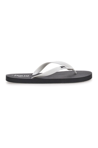 Schwarze Flip-Flops mit weißen Riemen Everlast EV0101