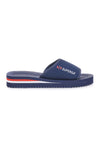 Marineblaue Hausschuhe mit Logoband SUPERGA S24E701