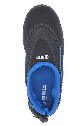 Scarpe da scoglio nere con bordo blu Mares Acquatic Man