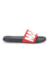 Rote und schwarze Hausschuhe mit MARVEL AVENGERS-Logo R1010220S