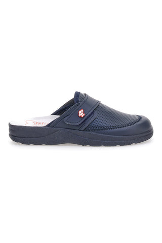 Ciabatte in Pelle MR CHEF 1668 Blu