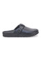 Sabot in gomma neri con cinturino regolabile 2T2L JLY09