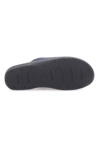 Ciabatte Blu Con Sottopiede in Pelle Inblu 33 Rh