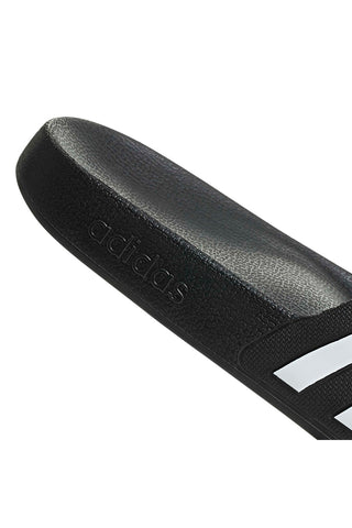 Ciabatte nere con fasce bianche Adidas Adilette Aqua