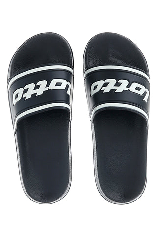 Ciabatte nere con logo Lotto MIDWAY IV SLIDE