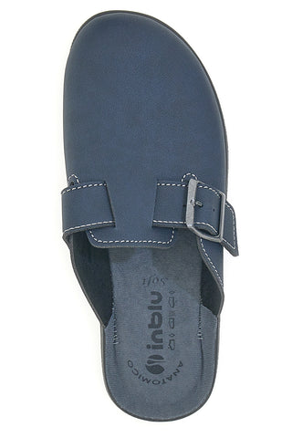 Pantofola blu con fibbia regolabile Inblu 19DG